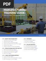 Manufacturing Training Guide VectorSolutions