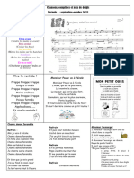 Fiche Classeur Comptine Période 1