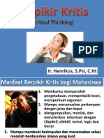 Berpikir Kritis (Critical Thinking)