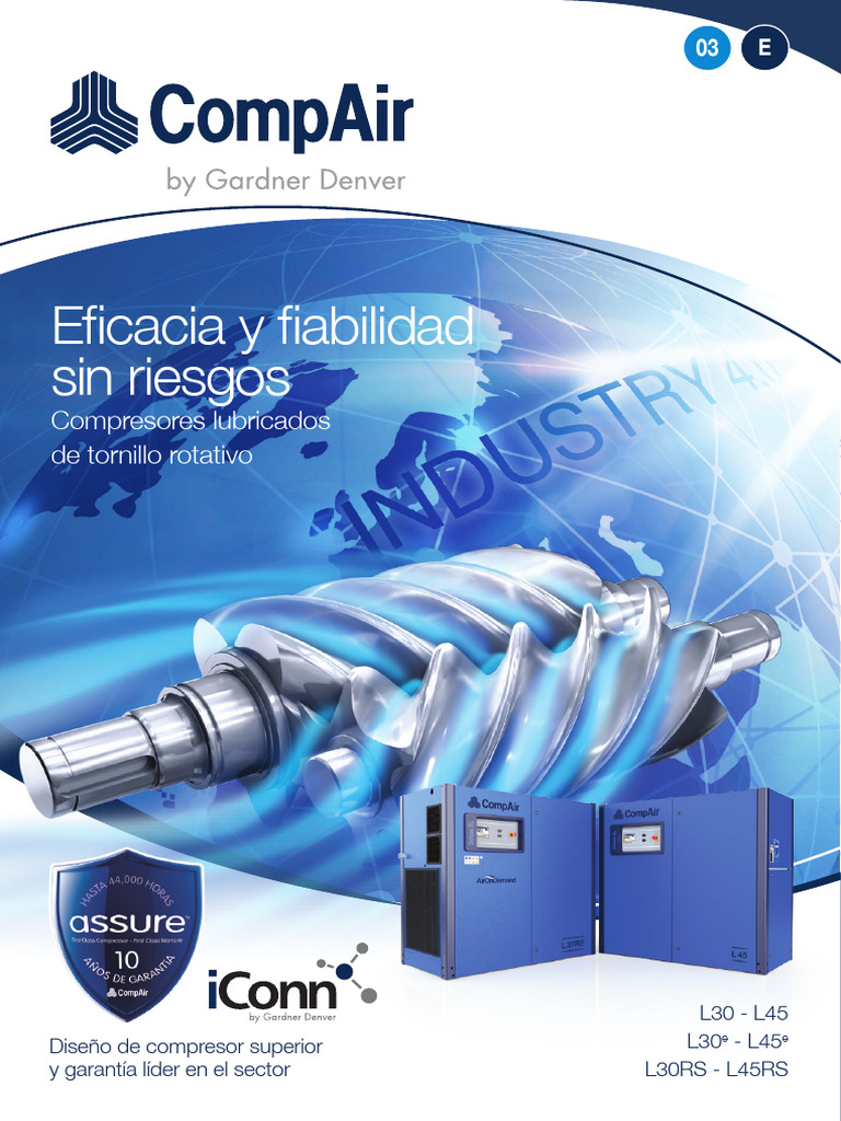 Compresores CompAir L45: Eficiencia y Fiabilidad | PDF | Uso eficiente ...