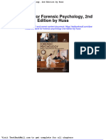 Download Test Bank for Forensic Psychology 2nd Edition by Huss