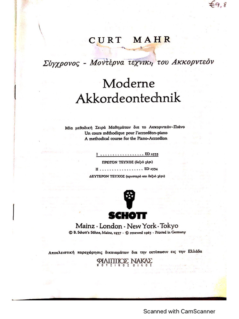 Accordion Technique Curt Mahr PDF