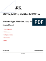 MX81x - MX71x - XM51xx & XM71xx Service Manual