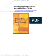 Test Bank For Foundations of Basic Nursing 3rd Edition White