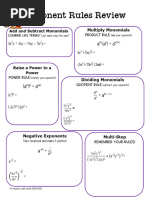 Week 2 Optional Assignment - Exponent Algebra