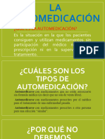 La Automedicación PARA HOY DIA 20 DE NOVIEMBRE