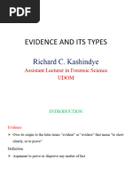 Evidence and Its Types