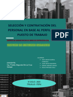 INFORME - Selección y Contratación Del Personal - EXPO 02-10-2023 - GESTION DE RECURSOS HUMANOS