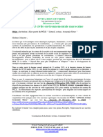 Invitation A La Reunion OSC Pole Littoral, Océans, Économie Bleue en Préparation Du 3ème Congrès National AMCDD