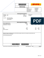 Rechnung: Sendungsinformationen