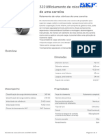 SKF 32218rolamento de Rolos Cônicos de Uma Carreira Specification