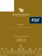 Maharaja Lome Menu