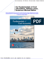 Test Bank For Fundamentals of Cost Accounting 6th Edition William Lanen Shannon Anderson Michael Maher
