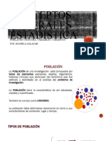 Conceptos Generales Estadística 2