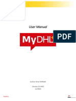 myDHL Guide