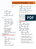 3 MGA AWIT SA MISA Adveiento SET B PDF