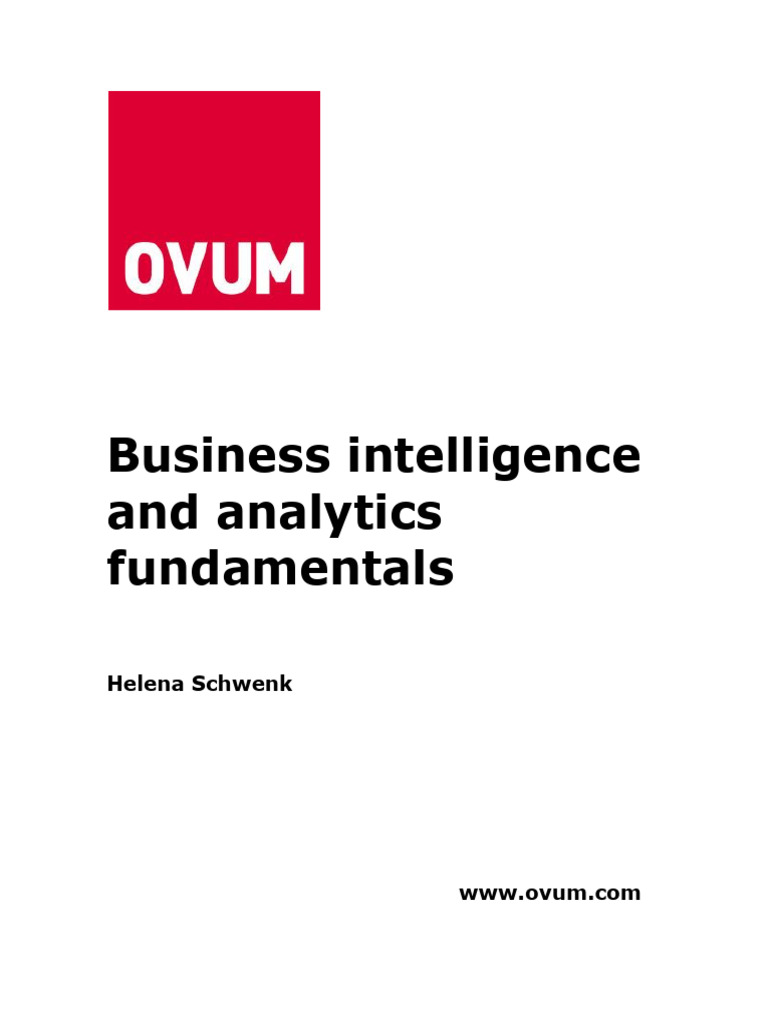 Business Intelligence and Analytics Fundamentals | PDF | Business ...