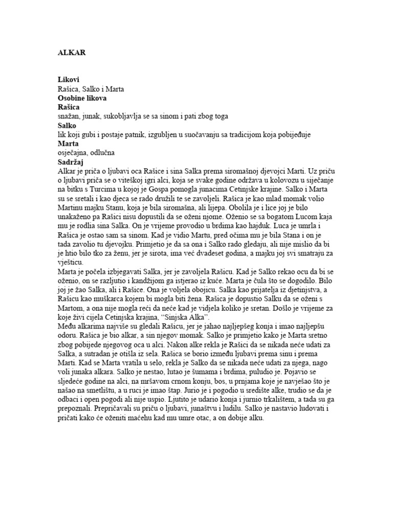 ALKAR | PDF
