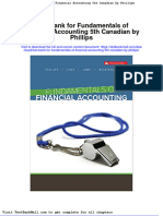 Test Bank For Fundamentals of Financial Accounting 5th Canadian by Phillips