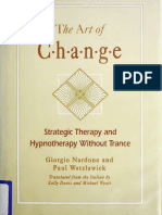 The Art of Change Strategic Therapy and Hypnotherapy Without Trance (Giorgio Nardone, Paul Watzlawick)