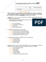 Teste Do 2 Periodo-5 - Ano-Testeprincipal Fev 2020