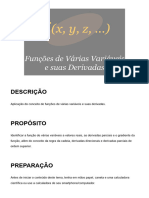 02 Funções de Várias Variáveis e suas Derivadas