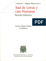 Carlos Daniel Valcárcel - Miguel Maticorena Estrada - Zenón Depaz Toledo - Facultad de Letras y Ciencias Humanas - Reseña Histórica (2003)