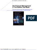 Intermediate Financial Management Brigham 11th Edition Test Bank