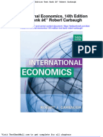 International Economics 14th Edition Test Bank Robert Carbaugh