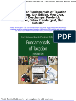 Test Bank For Fundamentals of Taxation 2020 Edition 13th Edition Ana Cruz Michael Deschamps Frederick Niswander Debra Prendergast Dan Schisler