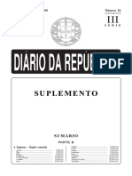 Diario Da Republica: Suplemento