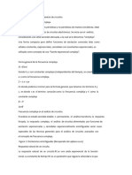 Frecuencia Compleja en El Analisis de Circuitos