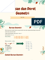 Barisan Geometri