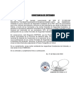 Constancia de Enterado Comisario Ilo M.M N°312023. 29mar2023