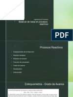 5 Balance de Masa en Procesos Reactivos - D