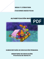 Orientaciones Didácticas. Alfabetización Inicial