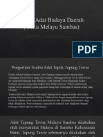 Tradisi Adat Budaya Daerah Tepung Tawar 2