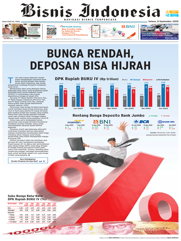 Epaper Bisnis - Com 08 September 2020 | PDF