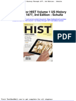 Test Bank For Hist Volume 1 Us History Through 1877 3rd Edition Schultz