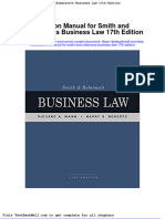Solution Manual For Smith and Robersons Business Law 17th Edition
