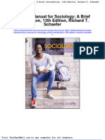 Solution Manual For Sociology A Brief Introduction 13th Edition Richard T Schaefer