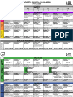 Calendário 23.10 - Outubro para A Igreja Semanal (Postagem) - Sem. 42