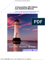 Managerial Accounting 16th Edition Garrison Solutions Manual