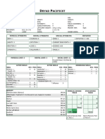 Shadowrun 5th Edition Dryad Charcter Sheet Chargen
