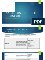 Evaluacion Del Riesgo de Control