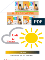 Unit 6 - Speaking Weather