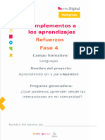 Los Aprendizajes Complementos A: Fase 4 Refuerzos