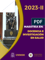 Maestria en Docencia e Investigación en Salud