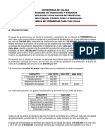 Enunciado 2 Parcial Flujo de Fondos P.F 2021-2 Ceramicas Italia