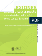 UNAM - Reflexiones Iniciales para El Diseño de Materiales de ELE
